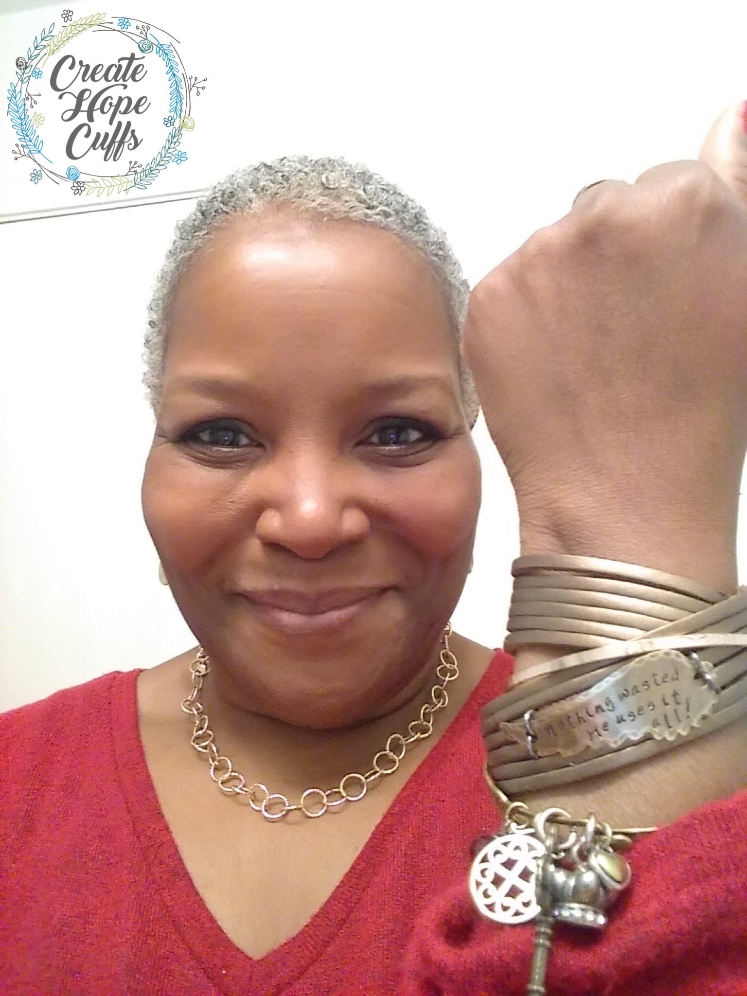 Build-A-WRAP Bracelet | Personalized | Double Wrap Leather | Womens | Adjustable Leather Wrap Create Hope Cuffs