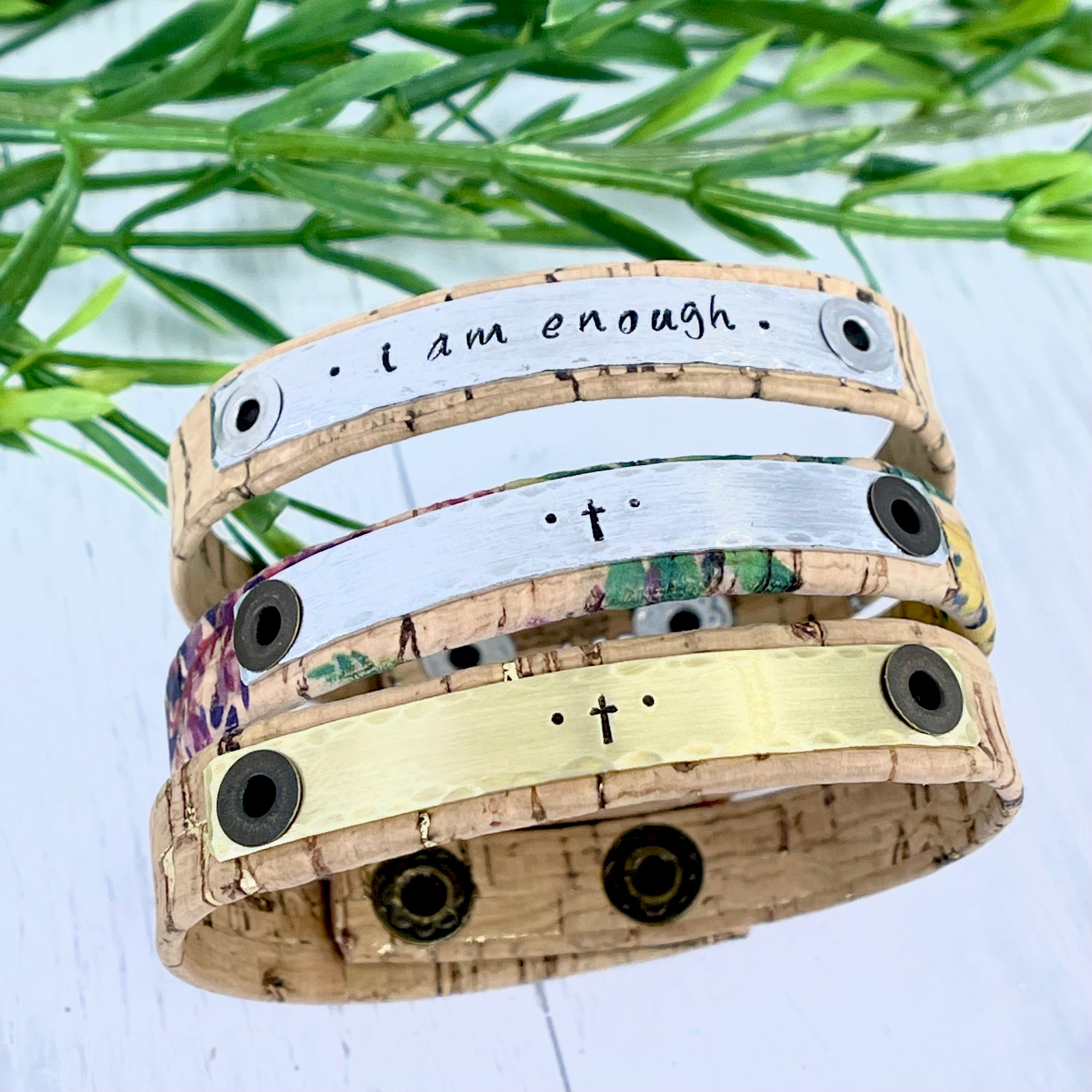 Spring Fresh Cork Skinny Bracelets | 3 options Skinny Bracelets Create Hope Cuffs