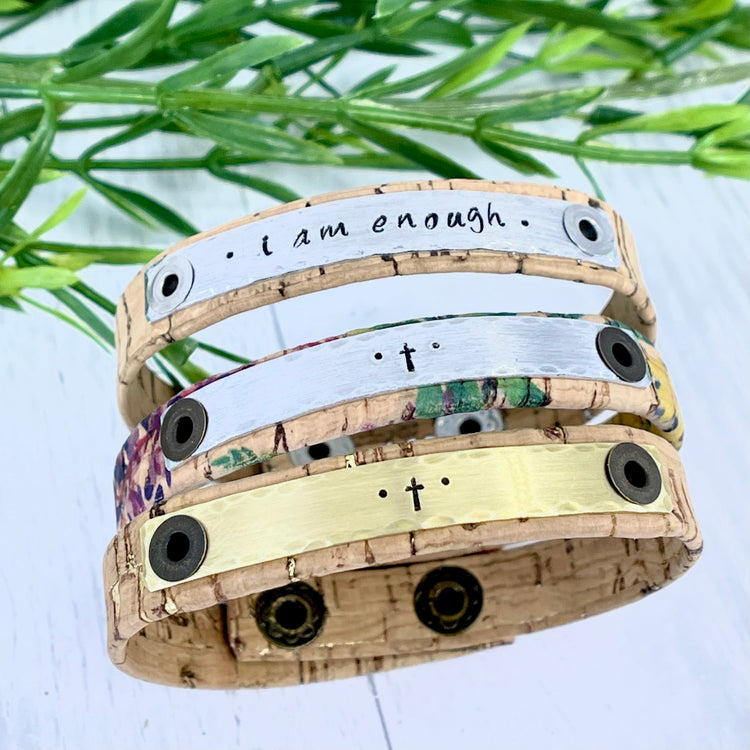 Spring Fresh Cork Skinny Bracelets | 3 options Skinny Bracelets Create Hope Cuffs