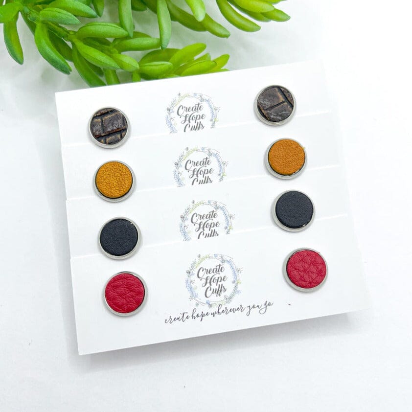 STUD Earrings | CHOOSE YOUR COLOR | 4 Colors | Womens Skinny Bracelets Create Hope Cuffs