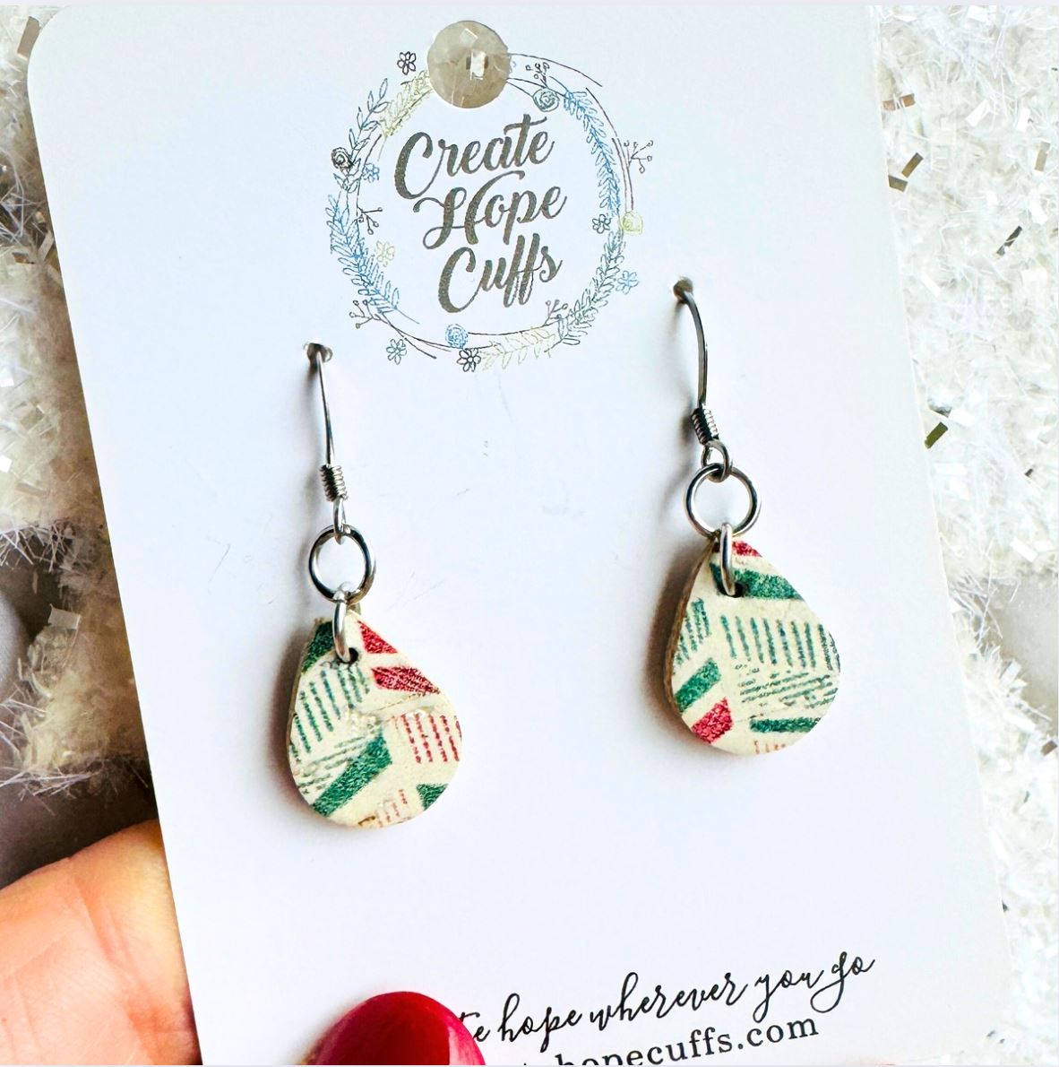 Leather earrings for sale sales