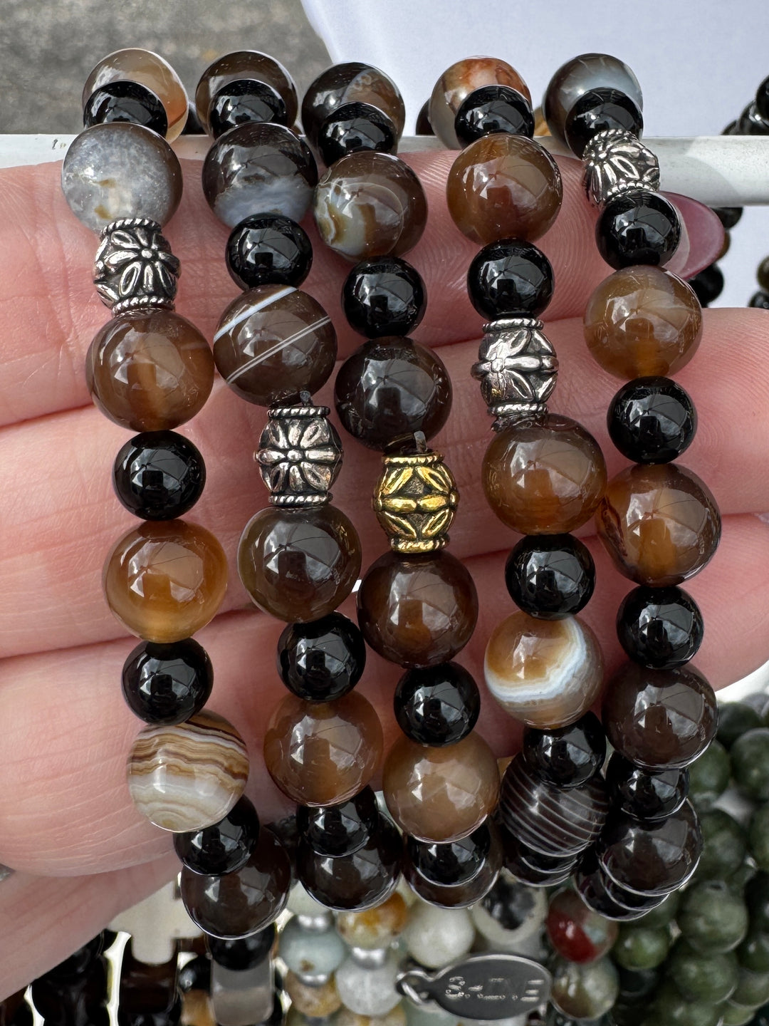 Smokey Mountains | Gemstone Bead Bracelets | 6mm Beads | Women