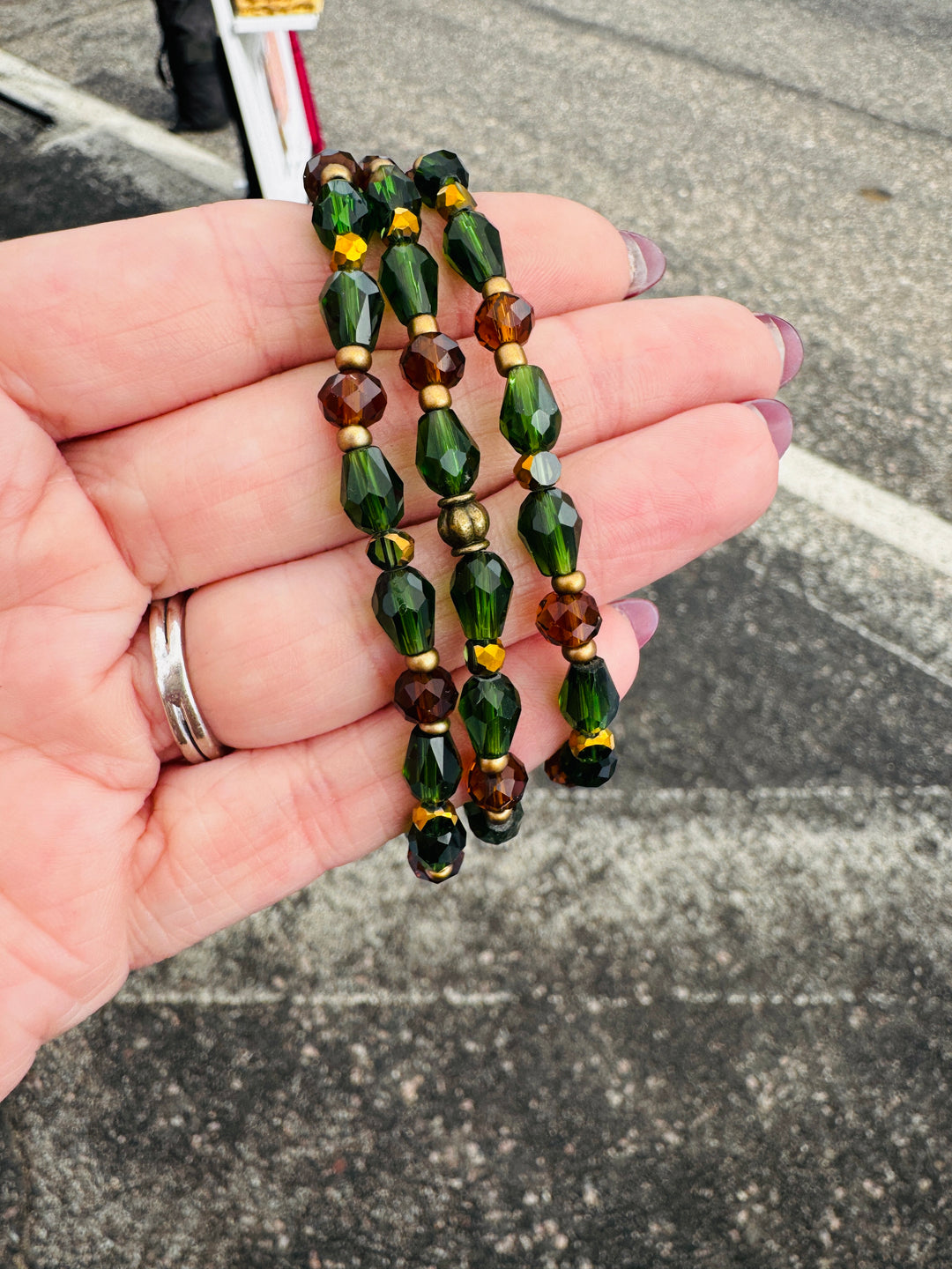 Faceted Crystal Beads | 7 COLORS | Glass Bead Bracelets | 6mm Beads | Women