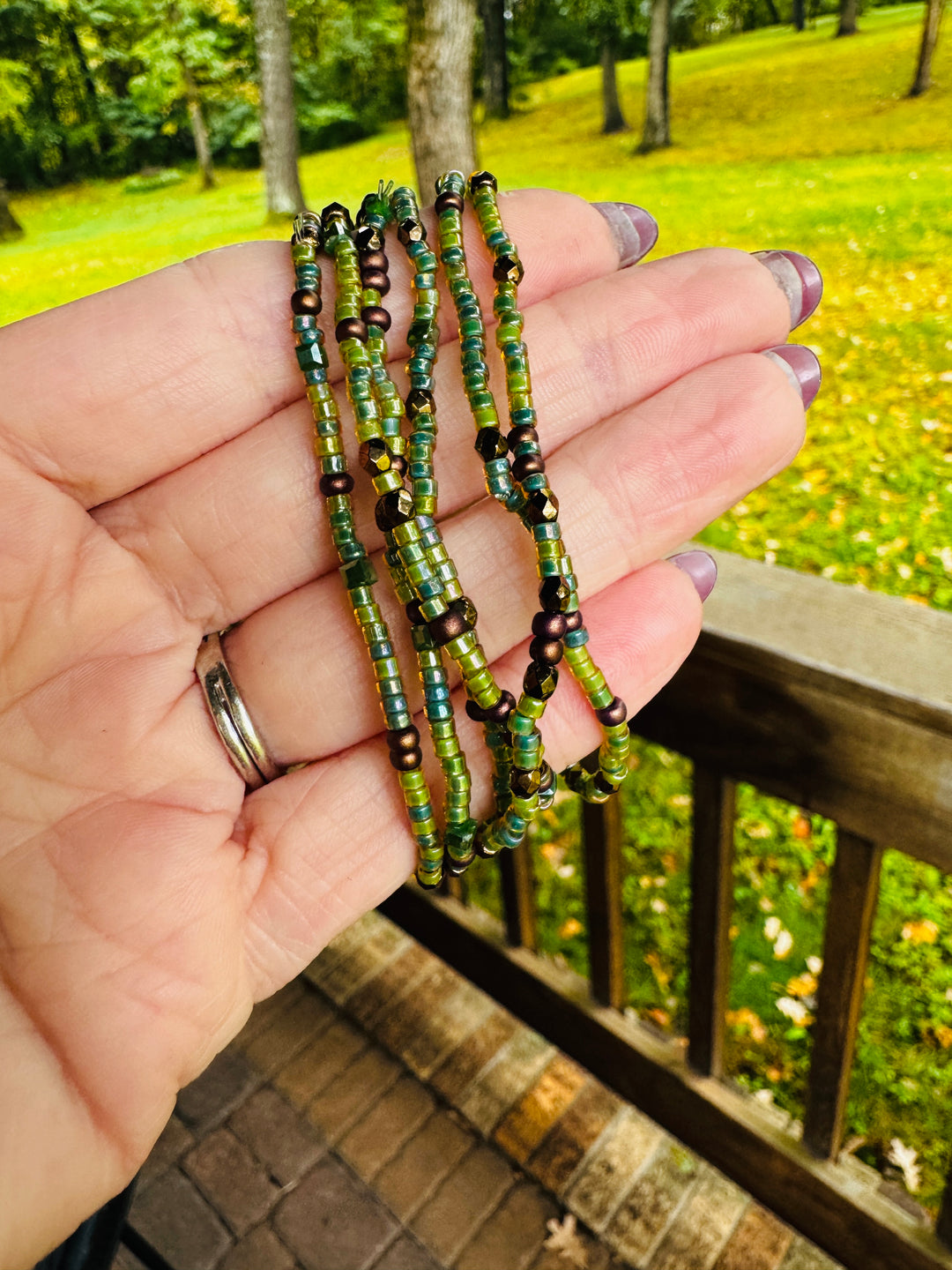 Autumn Celebration | 4 COLORS | Glass Seed Bead Bracelets | 2mm Beads | Women