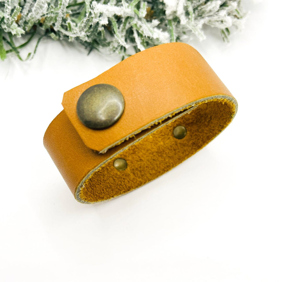 Camel Tan | 2 OPTIONS | Wide Leather OOAK | One of A Kind | Upcycled Cuff | Adjustable | Women Leather Cuff Create Hope Cuffs 