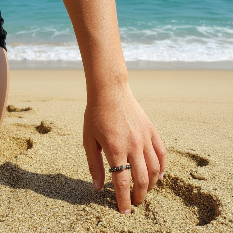 Gem RiNGs | 12 Beaded Options | Gemstone Finger and Toe Rings | 3mm Stone | Women Bracelets Create Hope Cuffs 