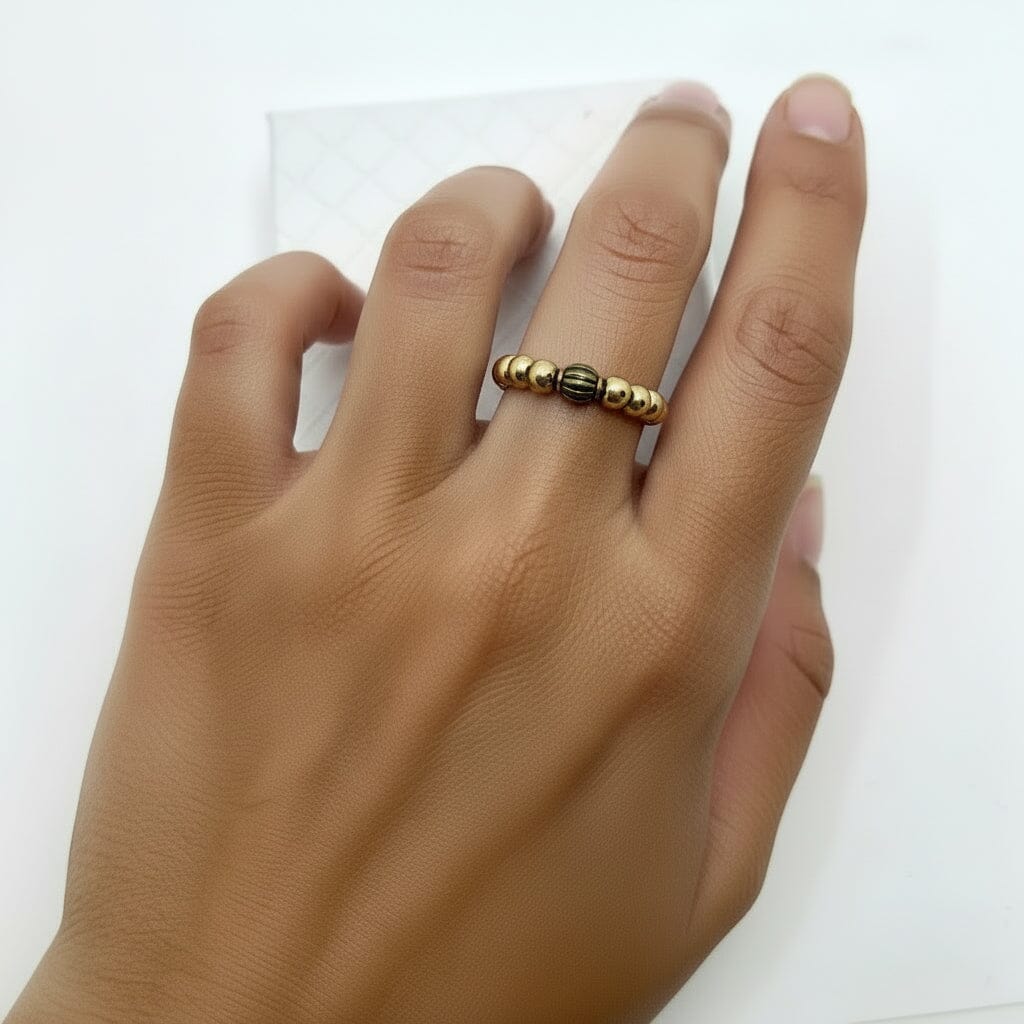 Gem RiNGs | 12 Beaded Options | Gemstone Finger and Toe Rings | 3mm Stone | Women Bracelets Create Hope Cuffs 