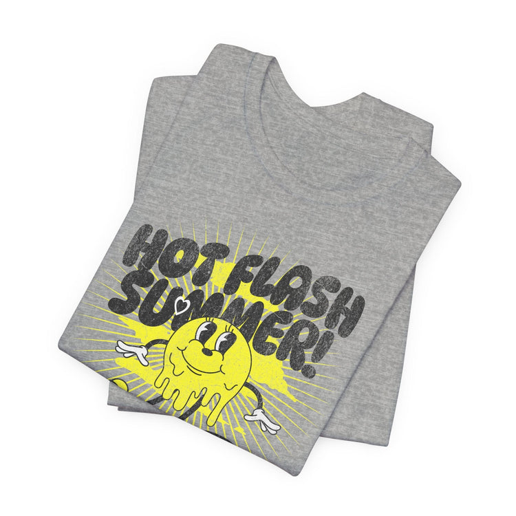 Hot Flash Summer | Womens Short Sleeve Bella Tee | 4 colors | S-4XL | Hope Swag T-Shirt Printify 