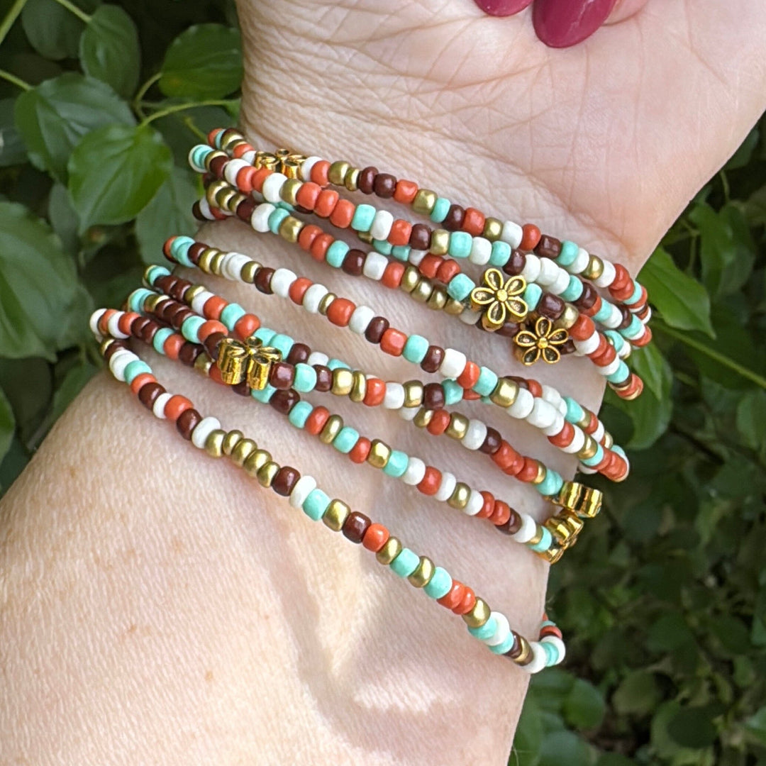 North Shore Serenity | Tiny Seed Bead Bracelets | 4mm Beads | Women Bracelets Create Hope Cuffs 