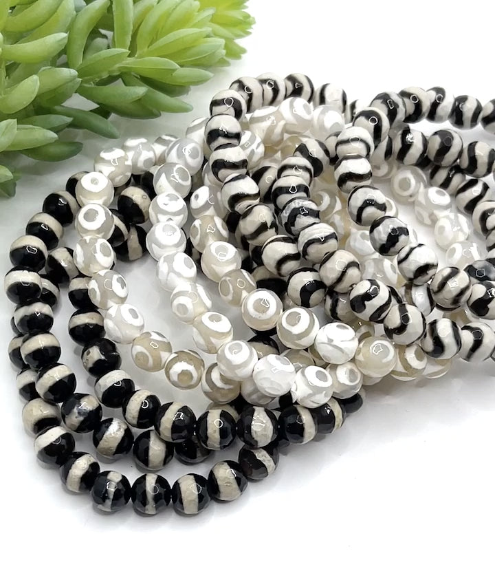 Safari Beads | 3 Styles | Gemstone Beaded Bracelet | 8mm | Women