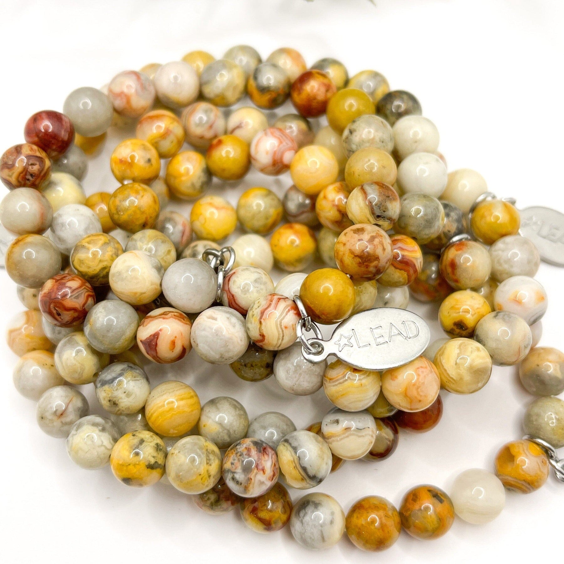 Crazy Lace Agate 8mm beads.