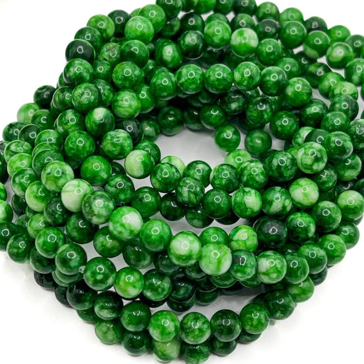 Jade Green Gemstone | Bead Bracelets | 6mm Stone | Women Bracelets Create Hope Cuffs 