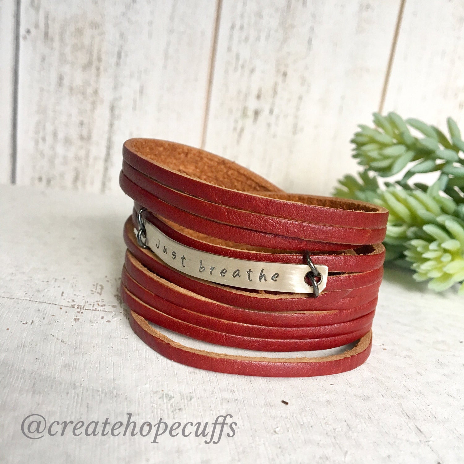 Red on sale wrap bracelet