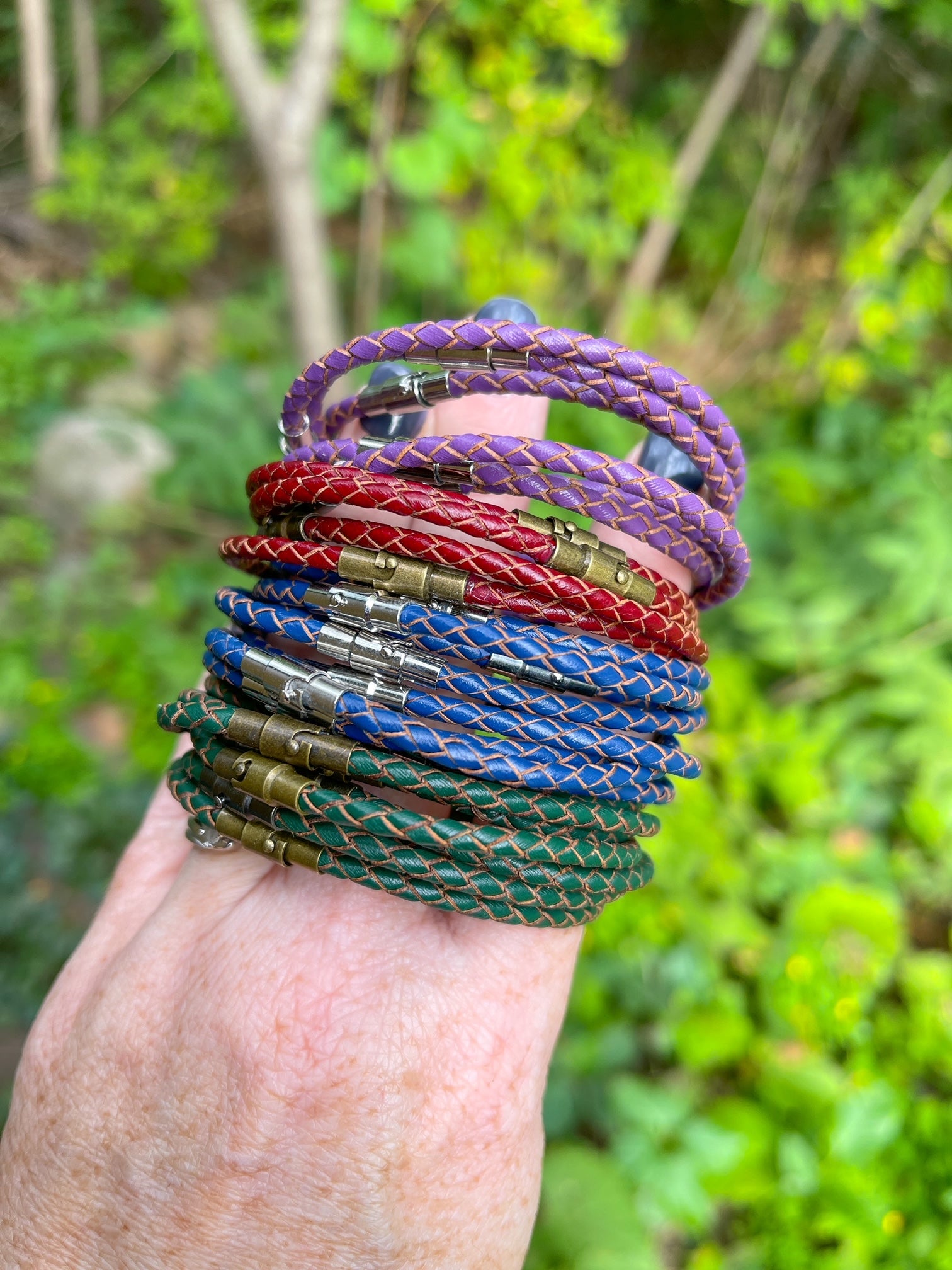 Multi Color Jade Bracelet