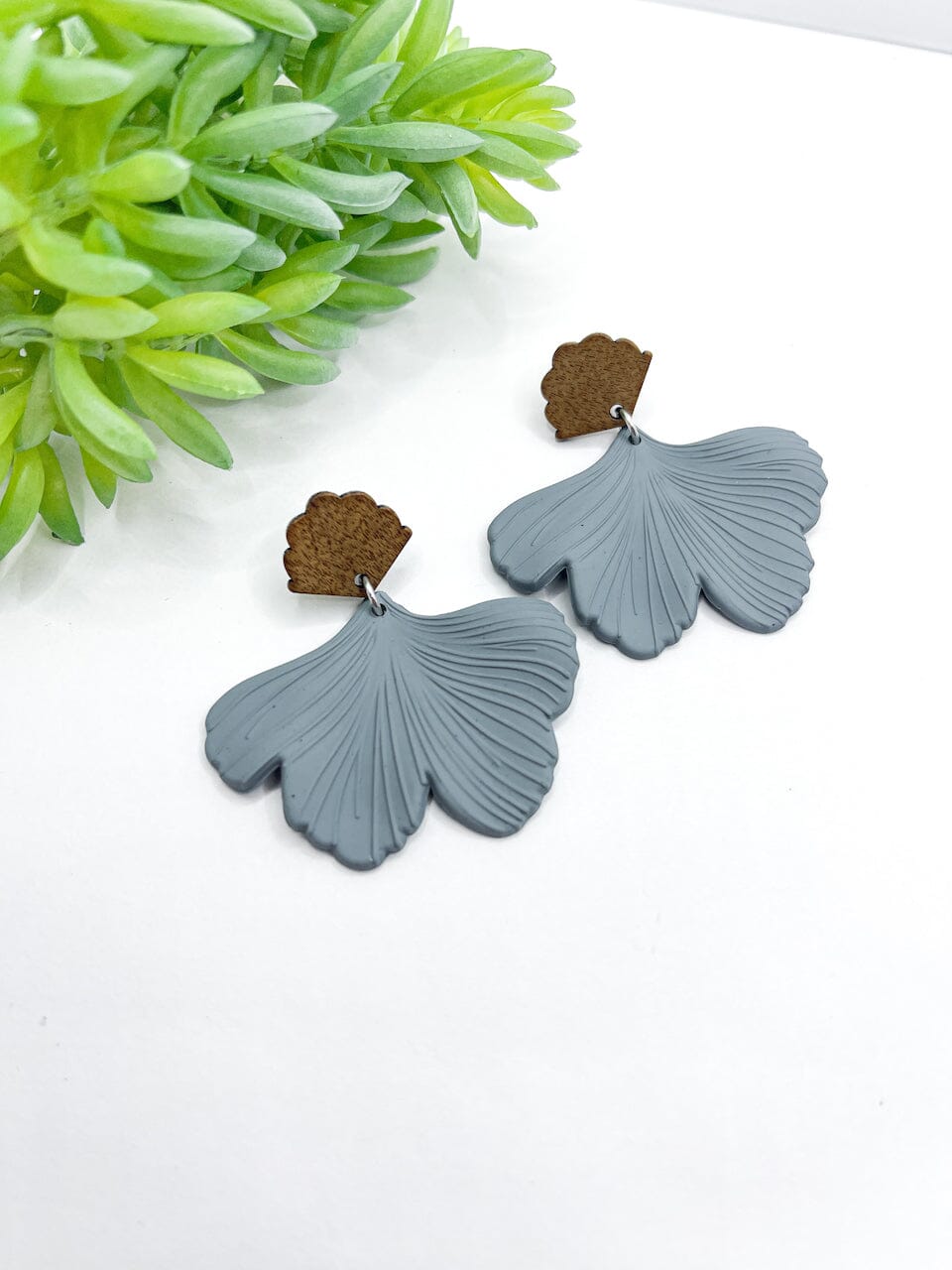 Petal Blooms | 2 Colors | Leather and Resin Earrings | Stacked | Hypoallergenic | Women Leather Earrings Create Hope Cuffs 