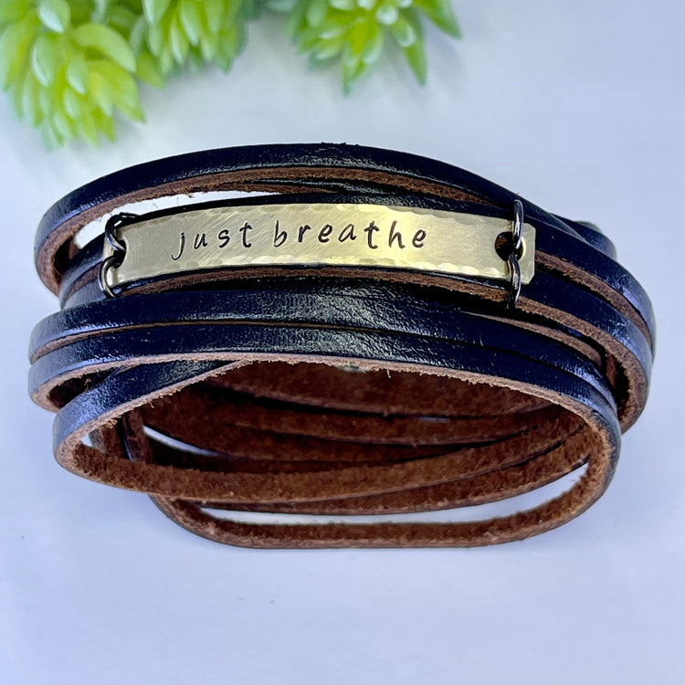Tiger Stripe Leather Earrings | Stacked Circles | Hypoallergenic | Women Leather Earrings Create Hope Cuffs 