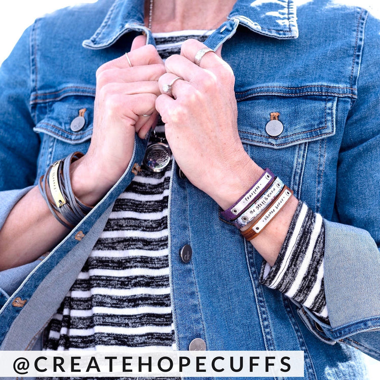 (Wholesale) BUNDLE - 15 BEST SELLERS, save $29 Leather Wrap Create Hope Cuffs 