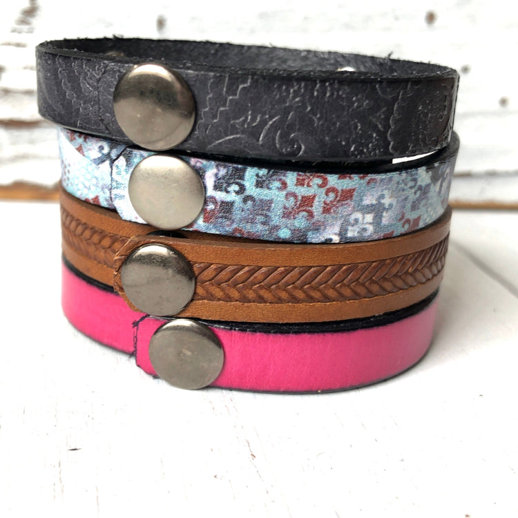 (Wholesale) BUNDLE - 15 BEST SELLERS, save $29 Leather Wrap Create Hope Cuffs 