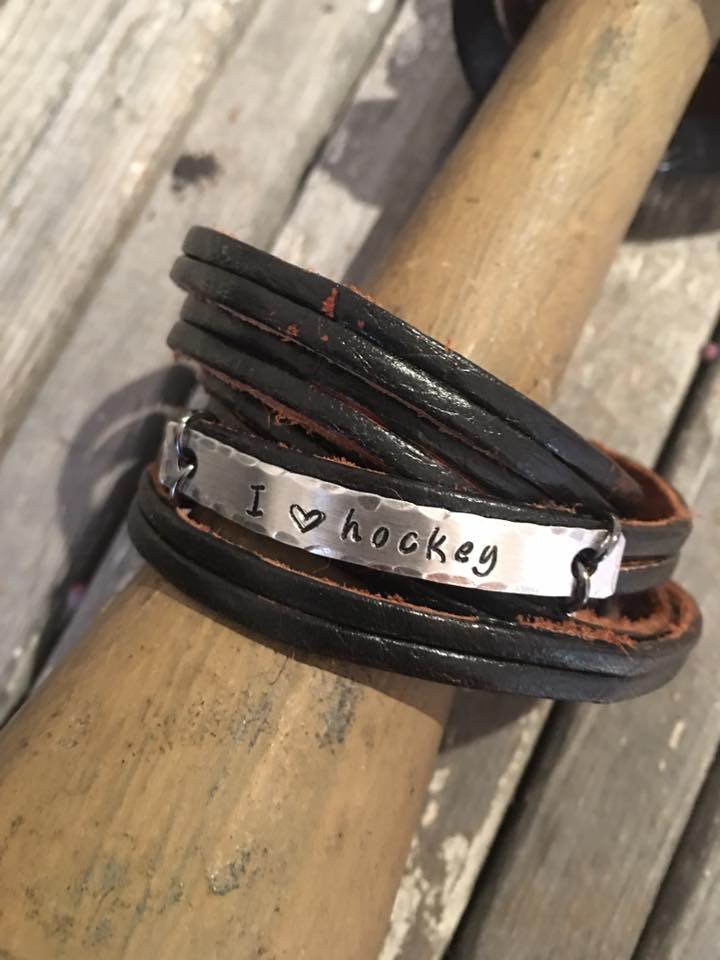 (Wholesale) I 🖤 SPORTS Mom Leather | 6 sports | Wrap Bracelet | adjustable Leather Wrap Create Hope Cuffs 