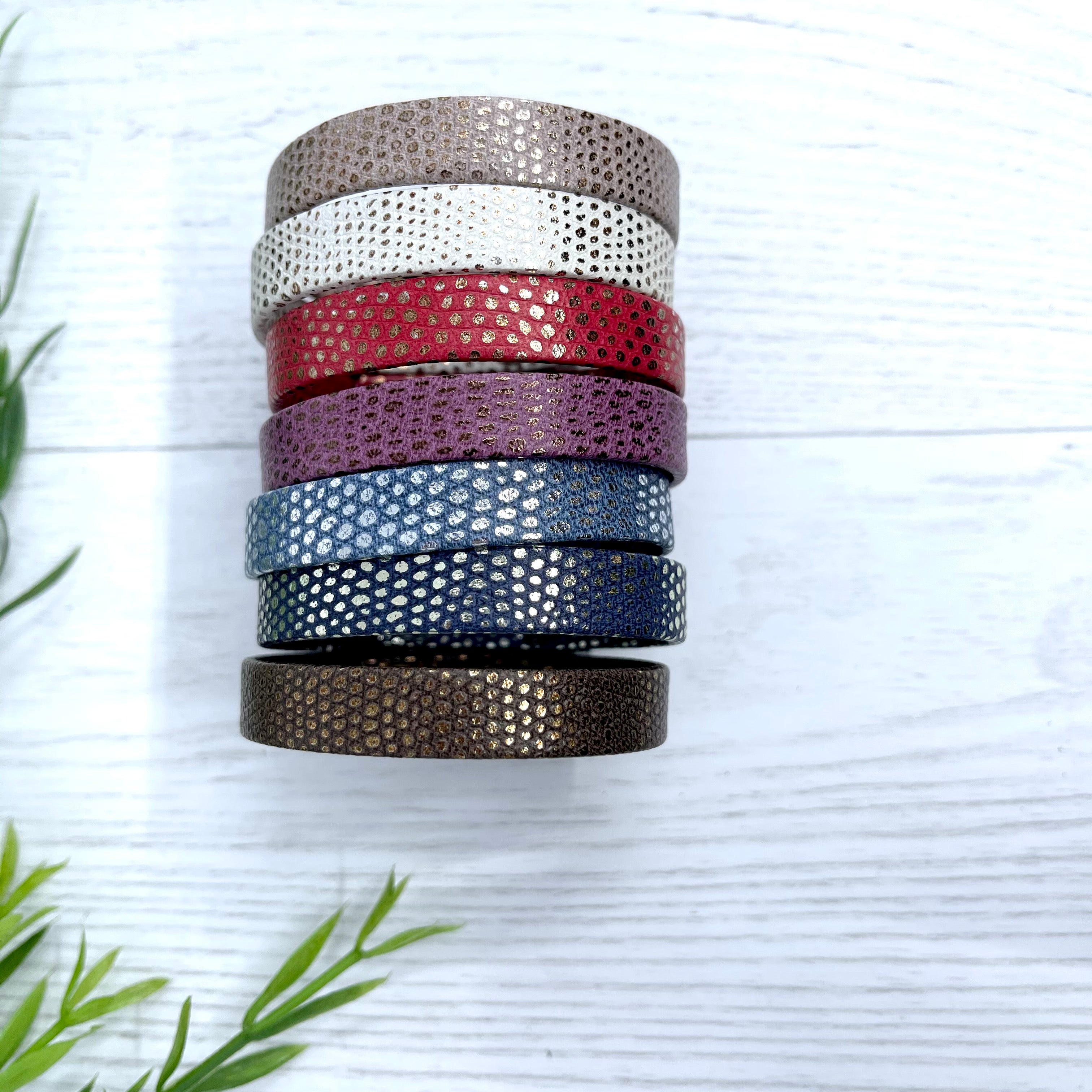(Wholesale) Luxor Skinny Leather Bracelets | Womens | TAP TITLE FOR OPTIONS LIST! Skinny Bracelets Create Hope Cuffs 