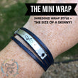 (Wholesale) MINI Shredded Wrap Bracelet, adjustable -TAP TITLE FOR OPTIONS LIST