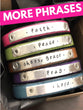 (Wholesale) MORE PHRASES Skinny Empowerment Leather | Womens Teens Bracelet | 12 Colors | adjustable for Women or Teens