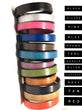 (Wholesale) SPORTS Skinny Empowerment Leather Bracelet | 12 Colors | Womens Teen | adjustable